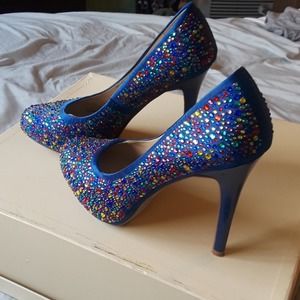 INC rhinestone high heels size 6.5